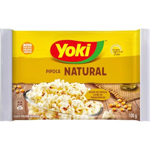 Pipoca Mic Ondas Natural Yoki 100gr