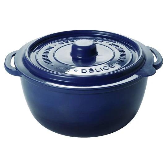 Pote Supreme Redondo Azul 950ml Plasutil