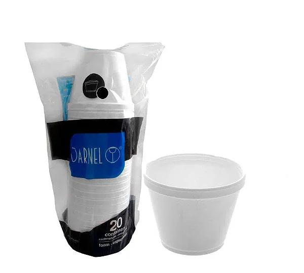 Pote Termico Isopor 473ml C/20 Darnel