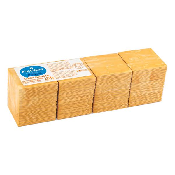 Queijo Fatiado Cheddar Polenghi Kg