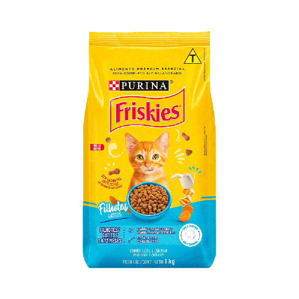 Racao P/Gato Filhotes Frango Friskies 850g