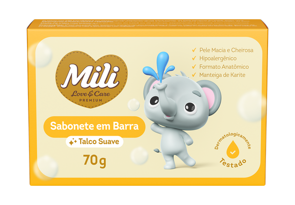 Sabonete Infant Talco Suave Love&ca 70gr