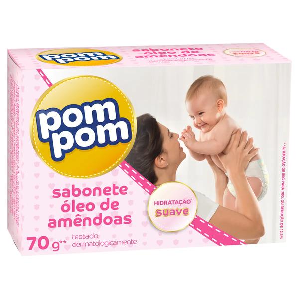Sabonete Infantil Oleo Amendoa Pom Pom 70gr