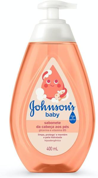 Sabonete Liquido Infantil Glicerina Johnsons 400ml