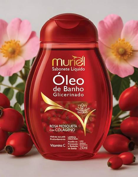 Sabonete Liquido Rosa Mosqu 230ml Muriel