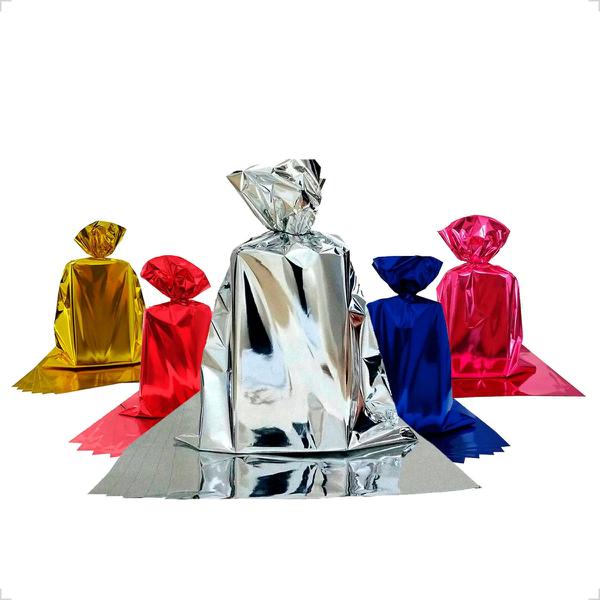 Saco P/Presente Metal 15x21 Sort Liso