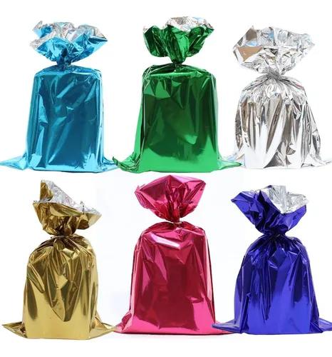 Saco P/Presente Metal 20x30 Liso Sortido