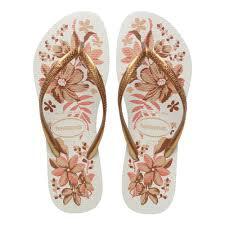 Sandalia Slim Organic Havaianas Branco