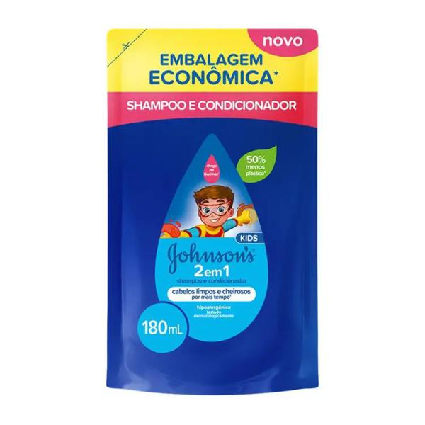 Shampoo Inf 2 Em 1 Refil Johnsons 180ml