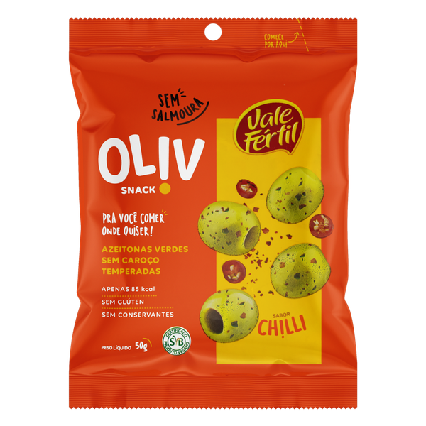 Snack Azeitona Chilli Vale Fertil 50gr