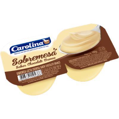 Sobremesa Lact Cremosa Choc branc carolina 180gr
