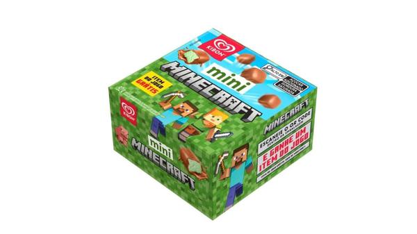 Sorvete Mini Minecraft Kibon 92gr