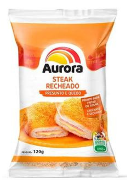 Steak Rech C/ Pres/ Queij Aurora 120gr