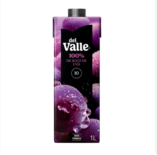 Suco 100% Uva Del Valle 1 Lt