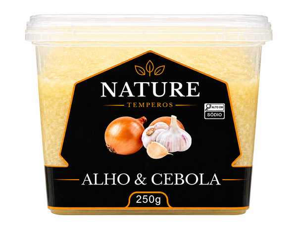 Tempero Alho e Cebola Nature 250gr