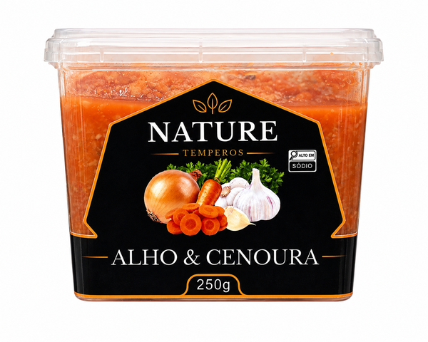 Tempero Cenoura Nature 250gr