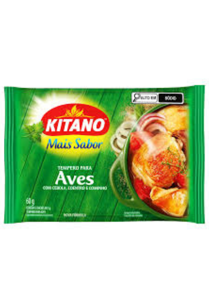 Tempero Em Po Aves Cebola Coentro Kitano 60gr
