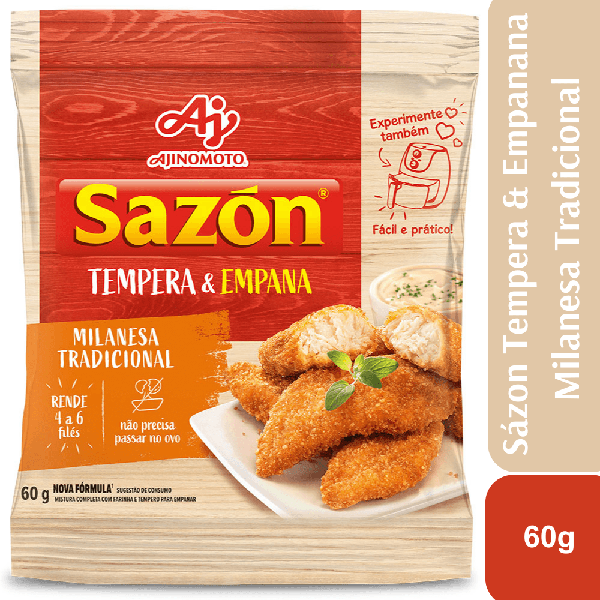 Tempero P/Empanar Milan Sazon Tradicional 60gr