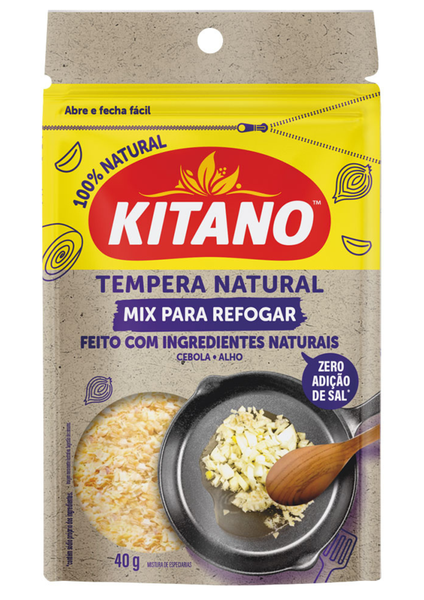 Tempero Refoga Cebola e Alho Kitano 40gr