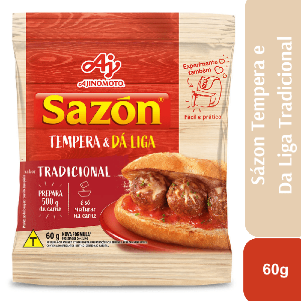 Tempero Trad Almondegas Sazon 60gr