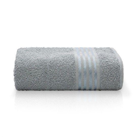 Toalha Banho Decor 62x120 Cm Cinza Escur