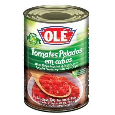 Tomate Pelado Cubos Ole 240gr