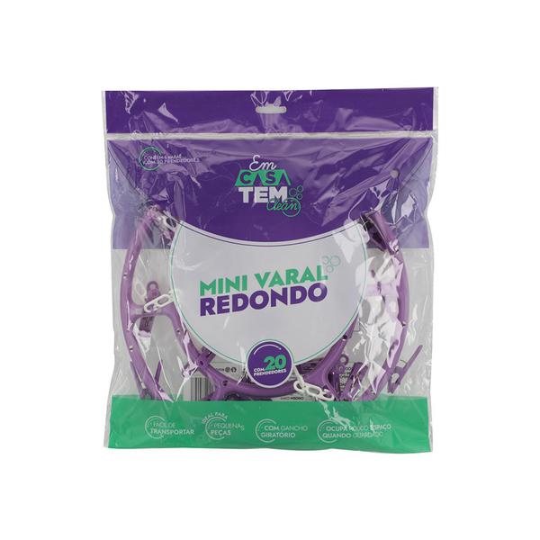 Varal C/20 Prendedores Em Casa Tem