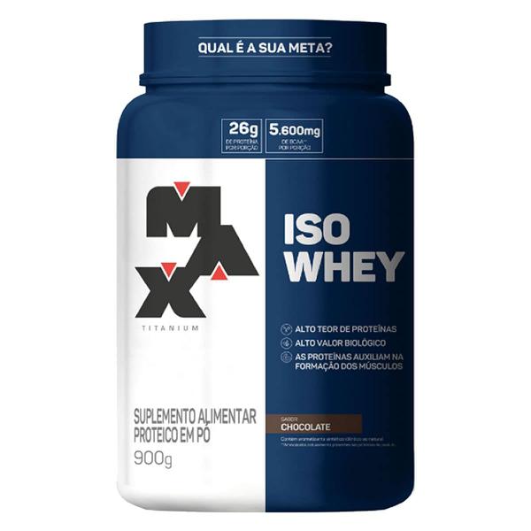 Whey Isolado Max Chocolate 900g Pote