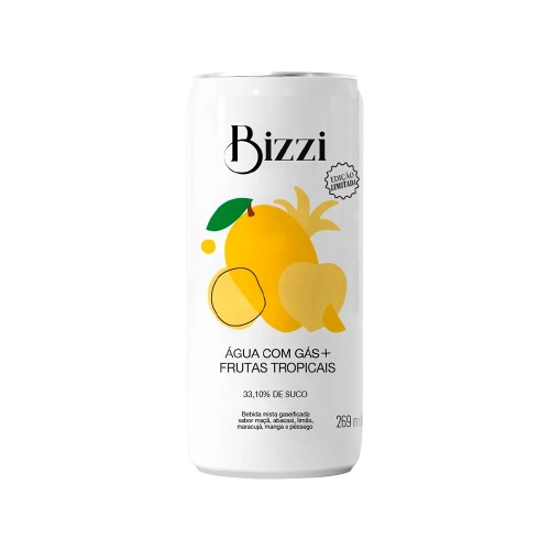 AGUA SABORIZADA BIZZI FRUTAS TROPICAIS 269ML