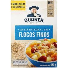 AVEIA EM FLOCOS FINOS QUAKER 450G