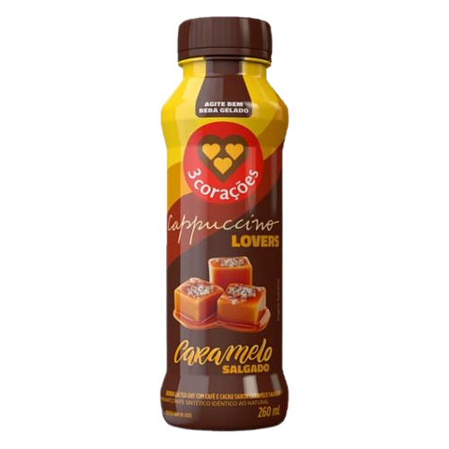 BEBIDA LACT TRES CORACOES CAP CARAMELO SALG 260ML