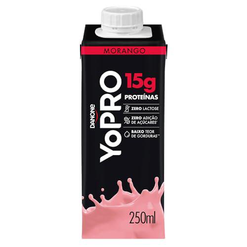 BEBIDA LACTEA DANONE YOPRO PROTEIN MORANGO 250ML