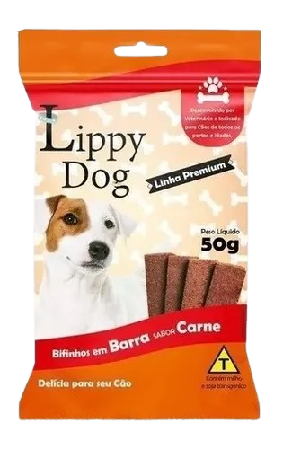 BIFINHO LIPPY DOG BARRA CARNE 50G