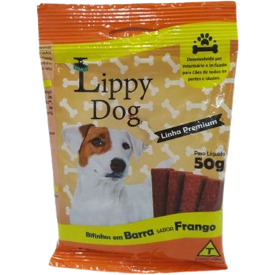 BIFINHO LIPPY DOG BARRA FRANGO 50G
