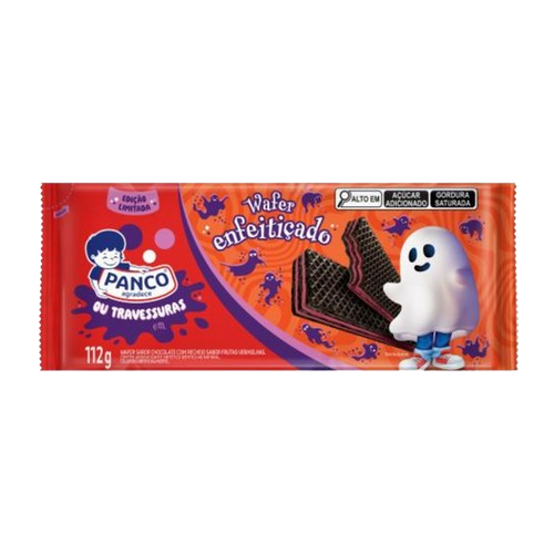 BISCOITO PANCO WAFER HALLOWEEN  112G