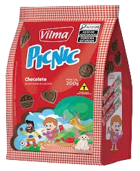 BISCOITO VILMA PICNIC CHOCOLATE 200G