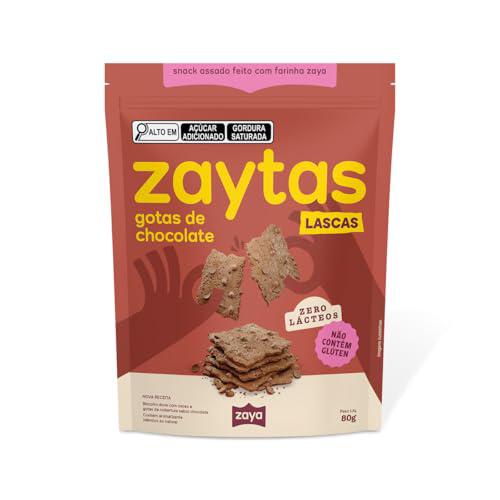 BISCOITO ZAYTAS LASCAS GOTAS DE CHOCOLATE 80G