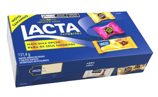 BOMBOM LACTA FAVORITOS CX 131,4G