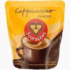 CAFE CAPPUCCINO 3 CORACOES CLASSIC RF 100G