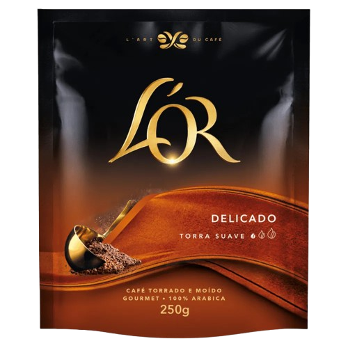 CAFE LOR DELICADO TORRADO E MOIDO 250G