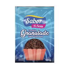 CHOCOLATE GRANULADO SABOR DE FESTA 500G
