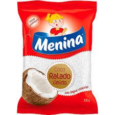 COCO RALADO UMIDO ADOCADO MENINA 100G