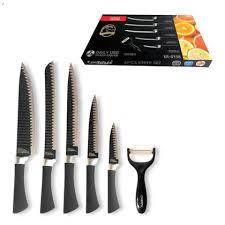 CONJUNTO FACAS PREMIUM BLACK 6PCS