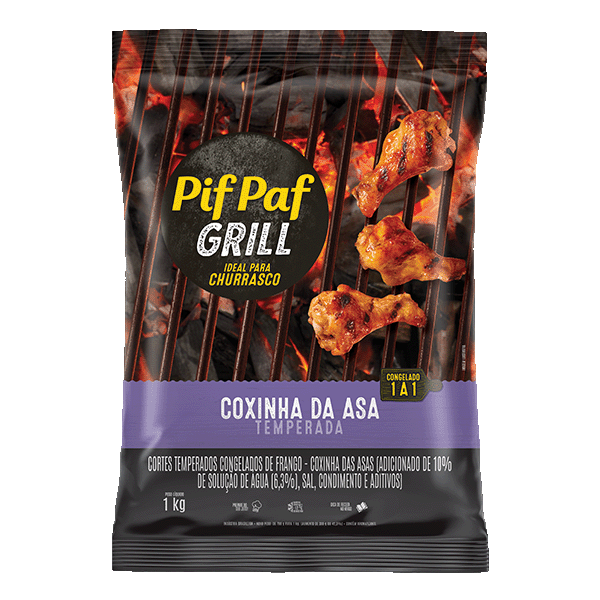 COXINHA DA ASA PIF PAF GRILL 1KG