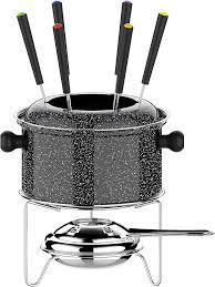 FONDUE PEQUENO COLORSTONE PRETO 10PC