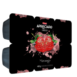 IOGURTE APRECIARE GREGO MORANGO 480G