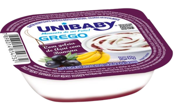 IOGURTE GREGO UNIBABY ACAI C/ BANANA BANDEJA 90G
