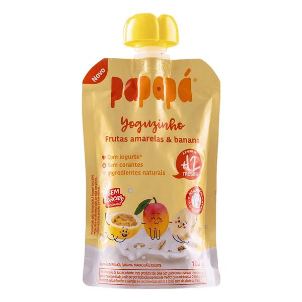 IOGURTE PAPAPA FRUTAS AMARELAS E BANANA 100G