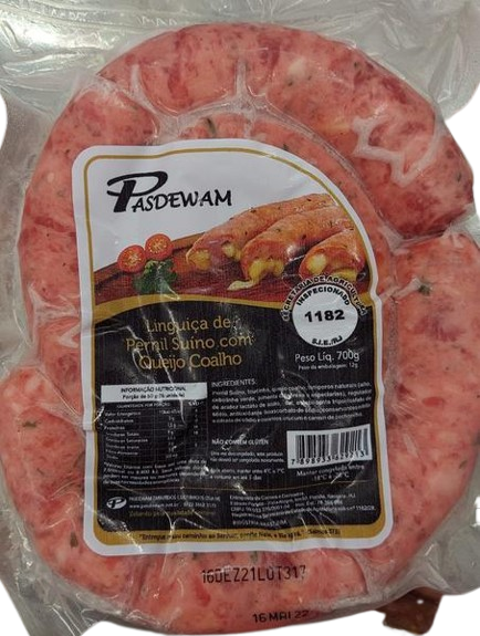 LINGUICA PASDEWAM PERNIL C/ERVAS 700G