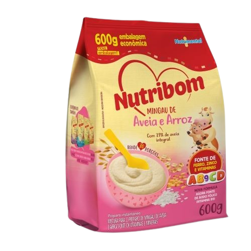 MINGAU NUTRIBOM AVEIA ARROZ 600G